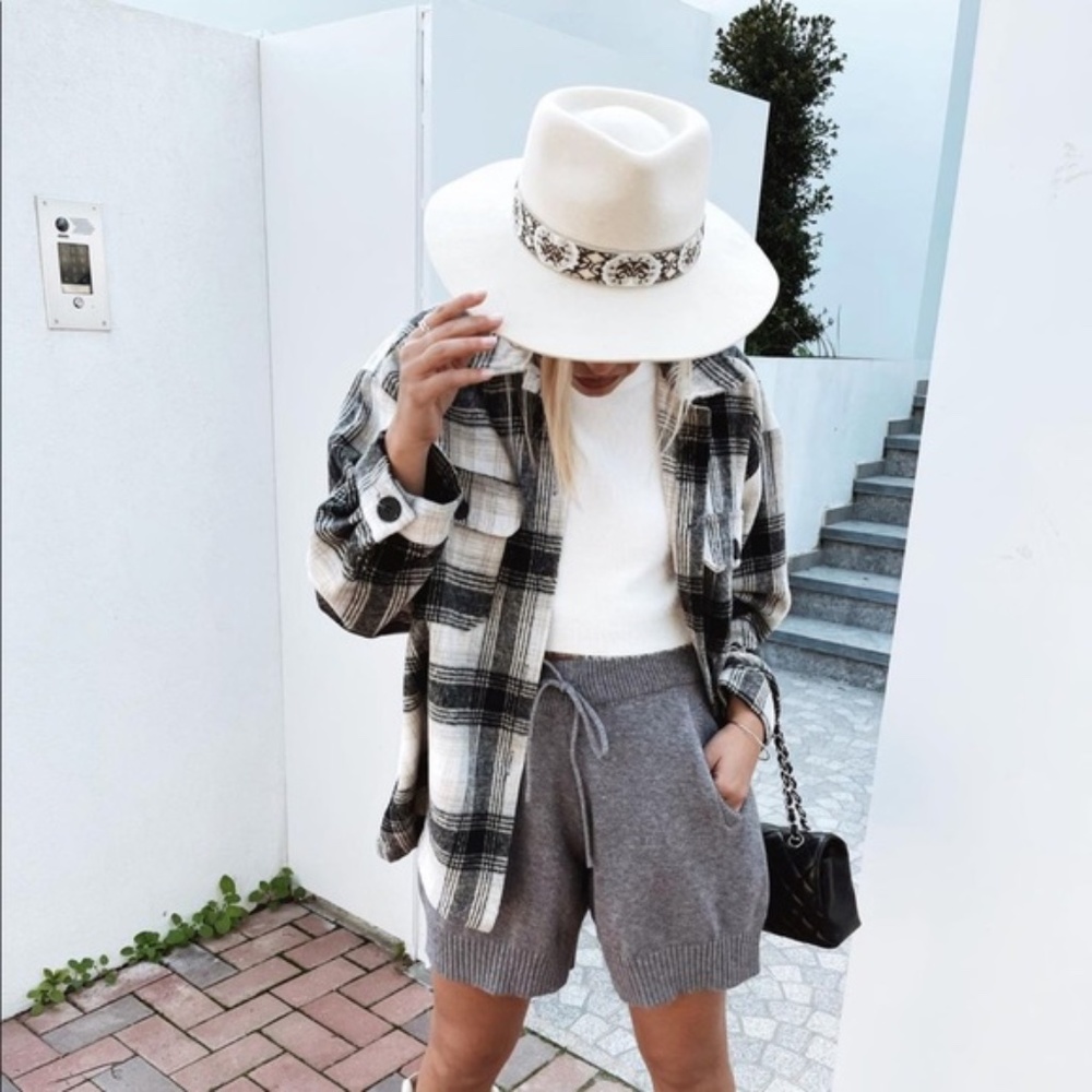 Lack Of Color Cream Rancher with Patterned Band - Picture 4 of 14